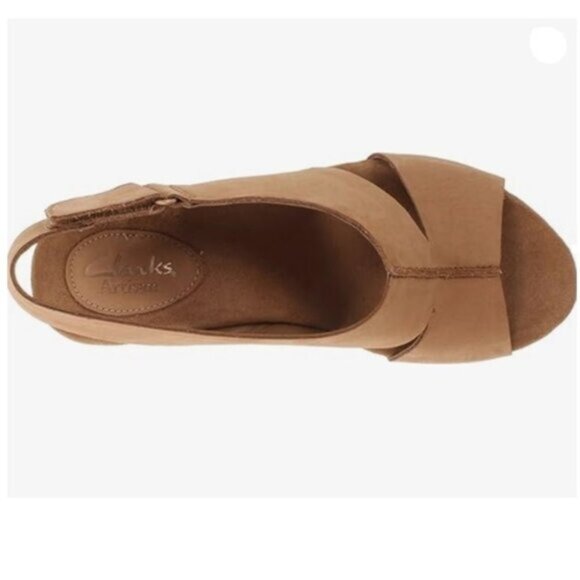 Clarks Women's Caslynn Lizzie Wedge Sandal - Picture 2 of 9
